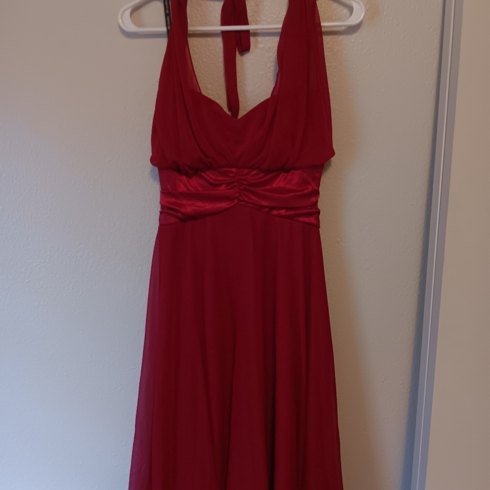Studio Red Backless Dress
